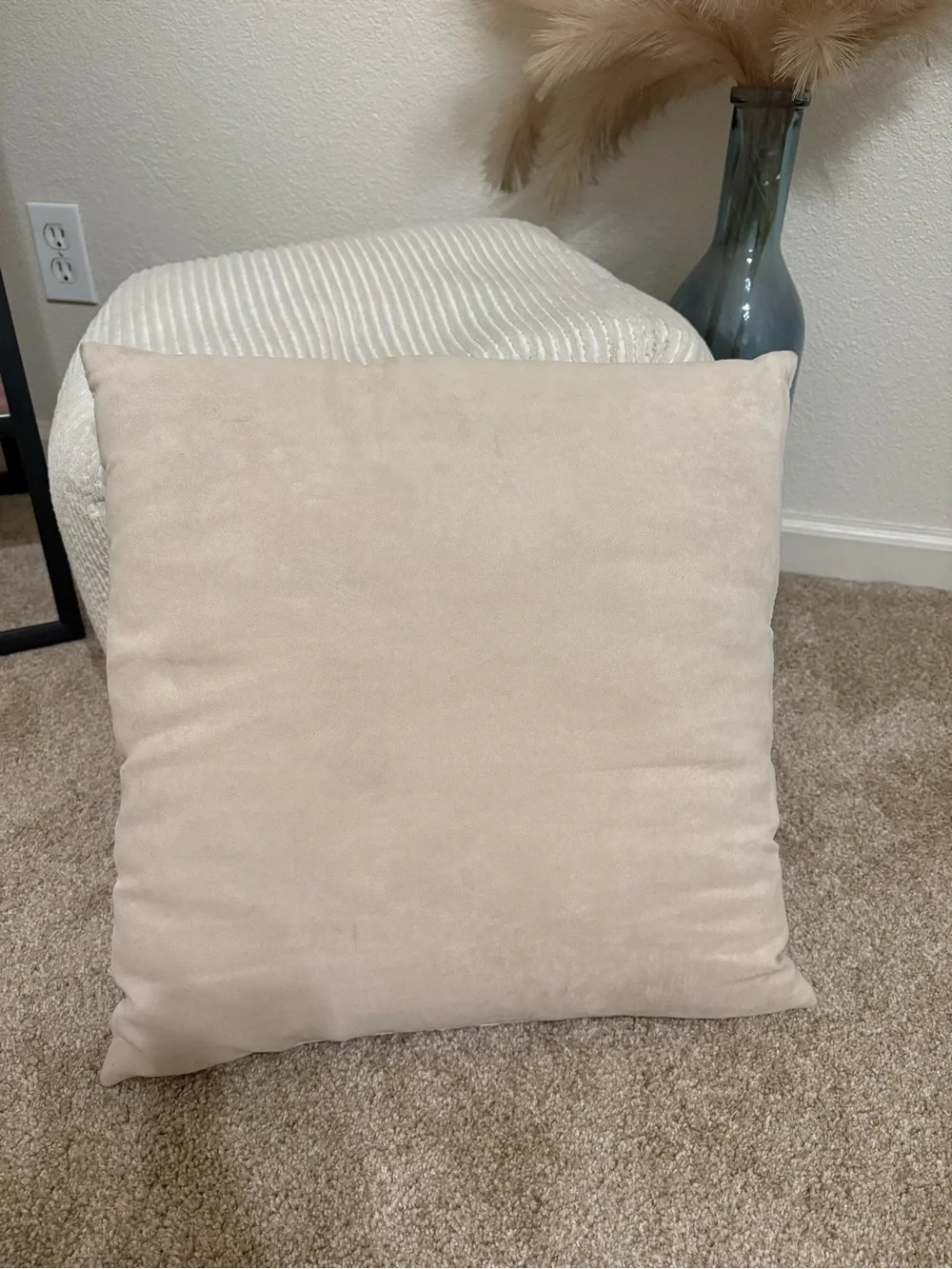 Neutral & Red 'Home Is Where the Heart Is' Accent Pillow